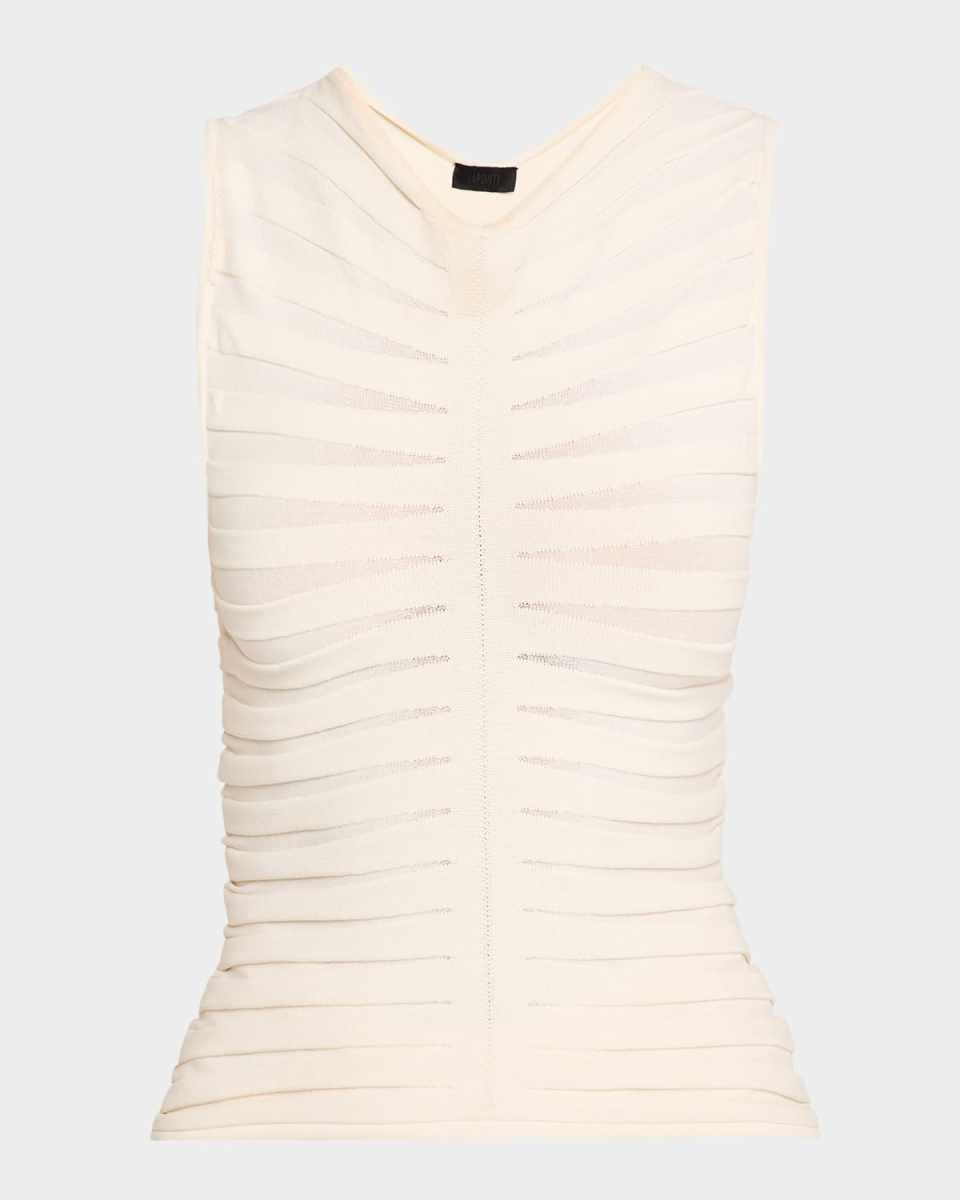 Matte Viscose Wide Rib Tank Top